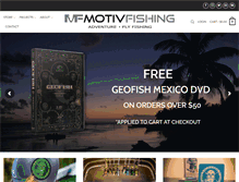 Tablet Screenshot of motivfishing.com